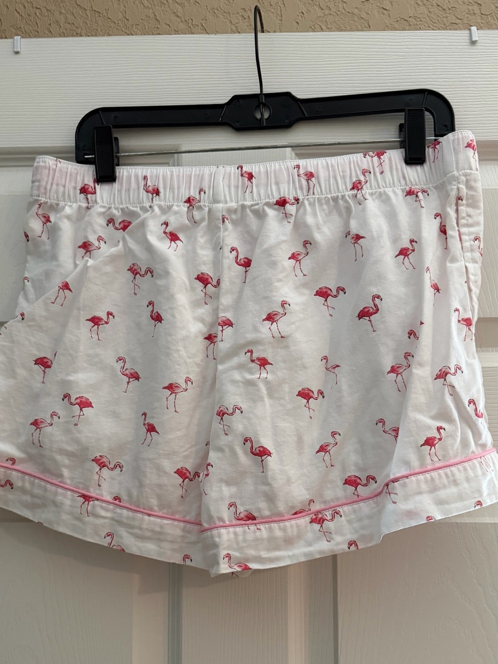 Petite Plume M Pink Flamingo 100% Cotton Short Sleeve Pajama Set - Picture 7 of 9